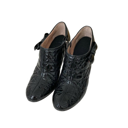 Christian Dior Shoes Pumps Heel EU 37.5 US 7.5 Black Authentic