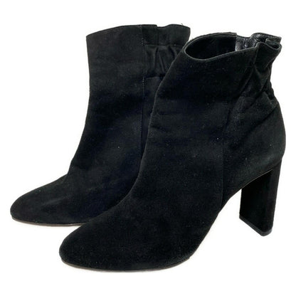 Christian Dior Short Boots Shoes EU 36 US 6 Suede Black Authentic