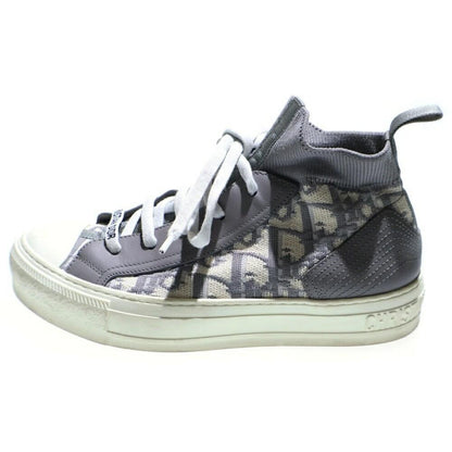 Christian Dior Sneakers Shoes High-Cut Trotter EU 36.0 US 6.0 Gray Authentic