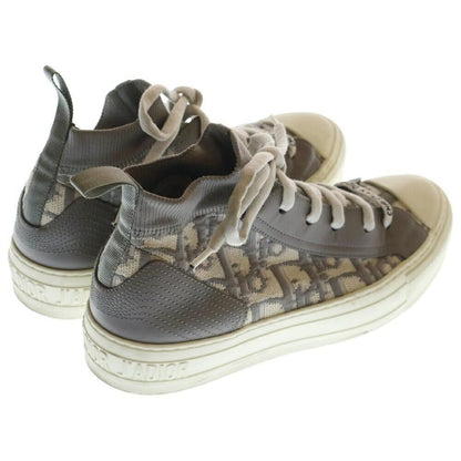 Christian Dior Sneakers Shoes High-Cut Trotter EU 36.0 US 6.0 Gray Authentic