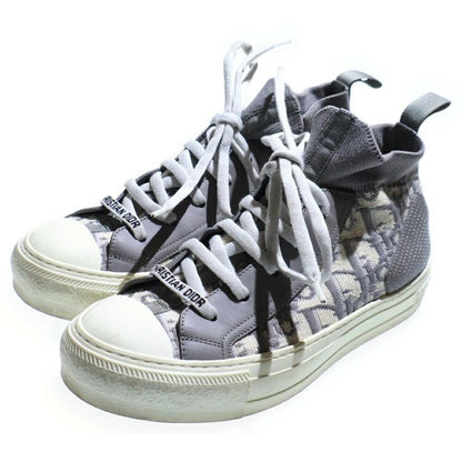 Christian Dior Sneakers Shoes High-Cut Trotter EU 36.0 US 6.0 Gray Authentic