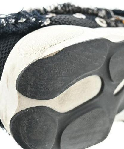 Christian Dior Sneakers Shoes Low-Cut EU 38.5 US 8.5 Black Authentic