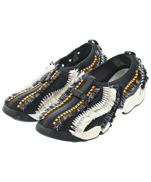 Christian Dior Sneakers Shoes Low-Cut EU 38.5 US 8.5 Black Authentic