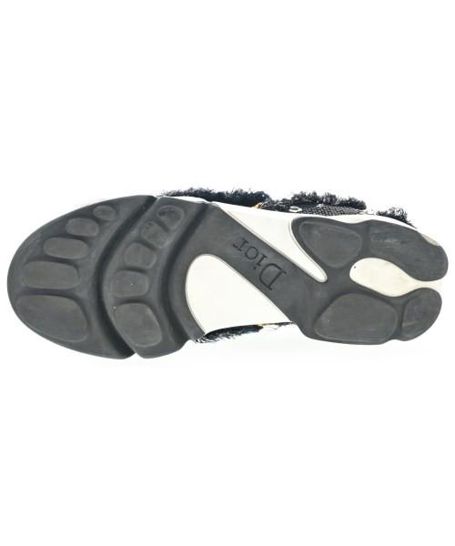 Christian Dior Sneakers Shoes Low-Cut EU 38.5 US 8.5 Black Authentic