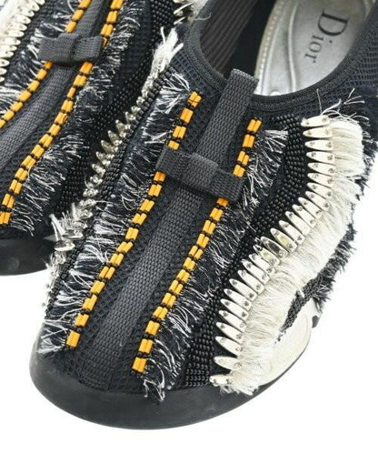 Christian Dior Sneakers Shoes Low-Cut EU 38.5 US 8.5 Black Authentic