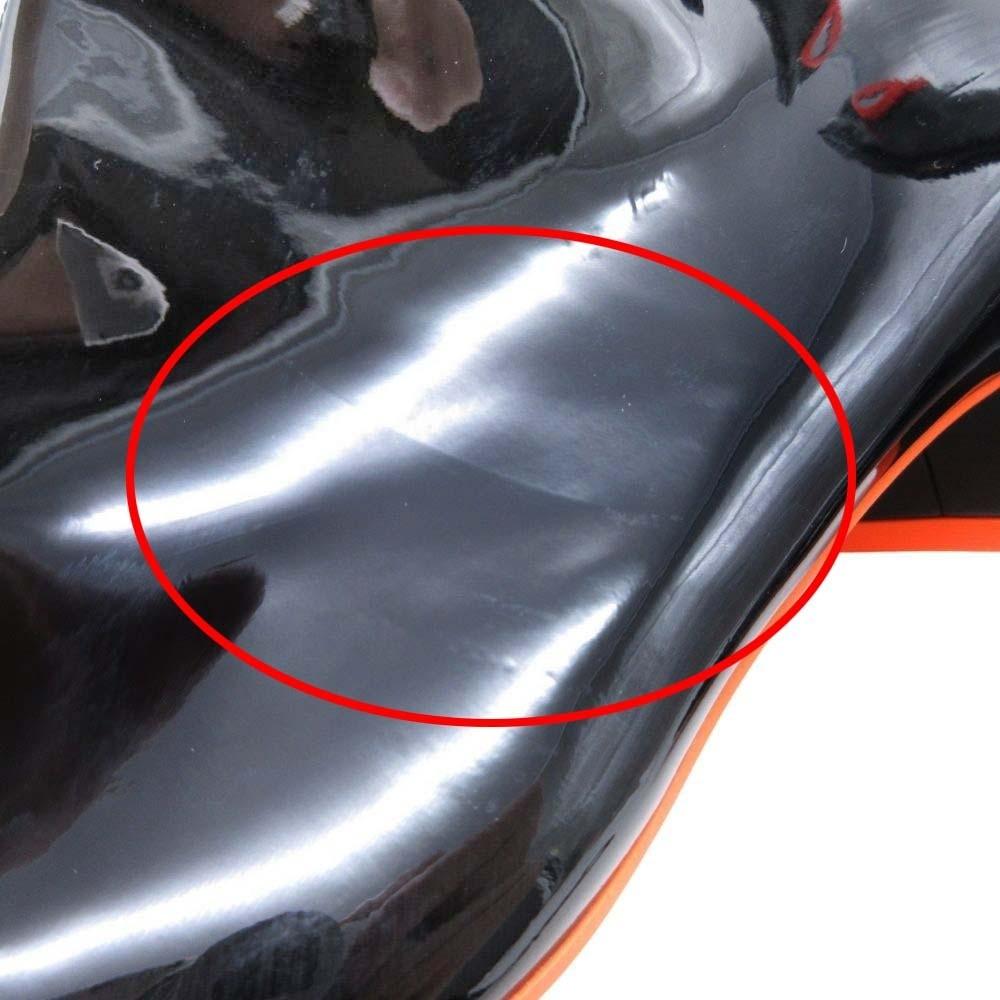 Christian Dior Long Boots Shoes CD EU 37.5 US 7.5 Patent Leather Black Authentic