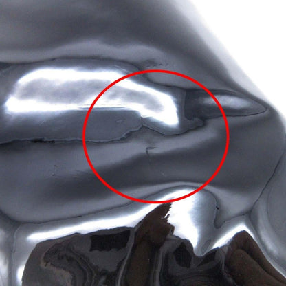 Christian Dior Long Boots Shoes CD EU 37.5 US 7.5 Patent Leather Black Authentic