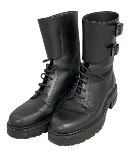 Christian Dior D-TRAP lace-up Boots Shoes EU 37 US 7 Black Authentic