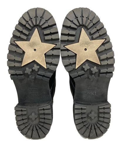 Christian Dior D-TRAP lace-up Boots Shoes EU 37 US 7 Black Authentic