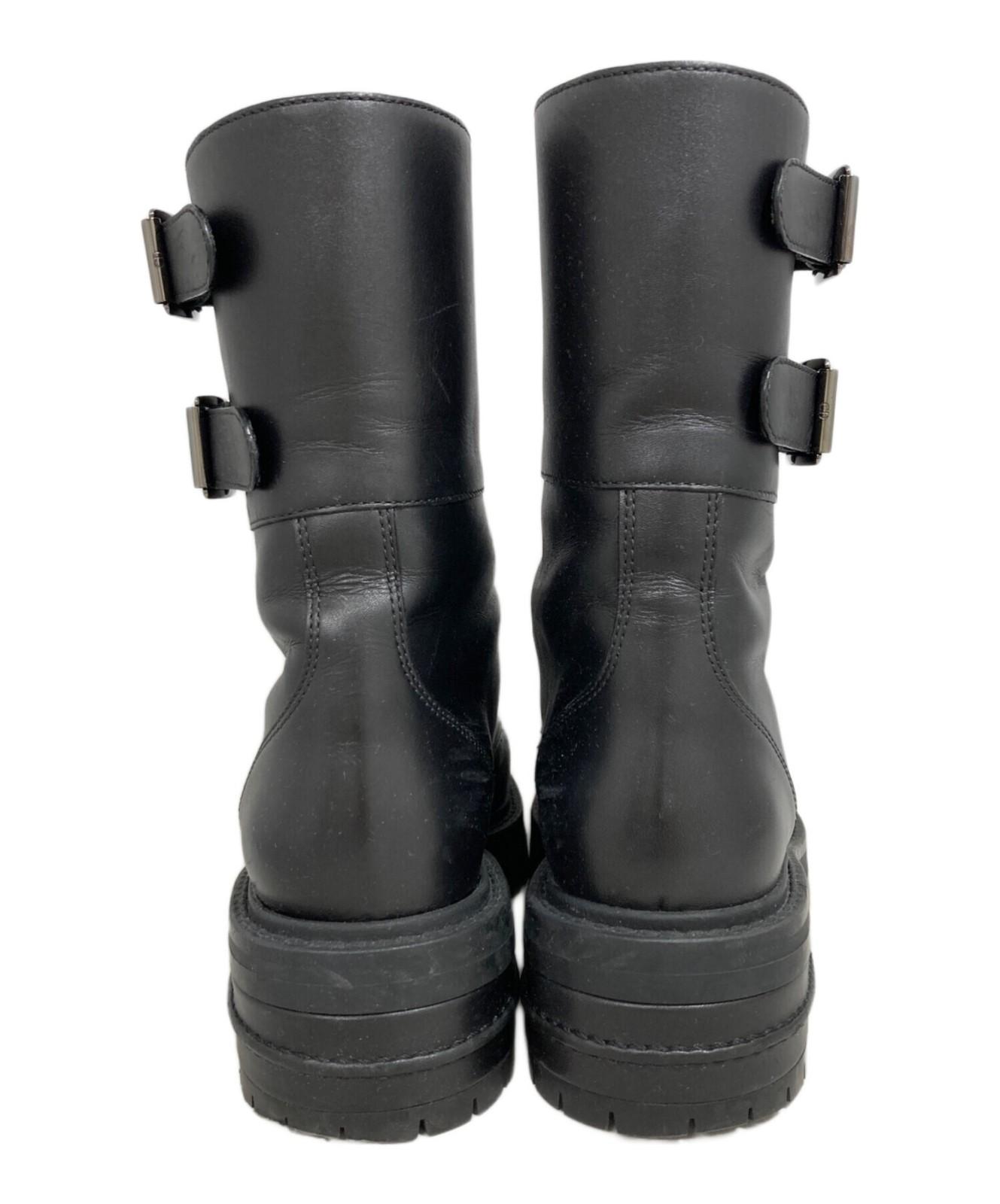 Christian Dior D-TRAP lace-up Boots Shoes EU 37 US 7 Black Authentic