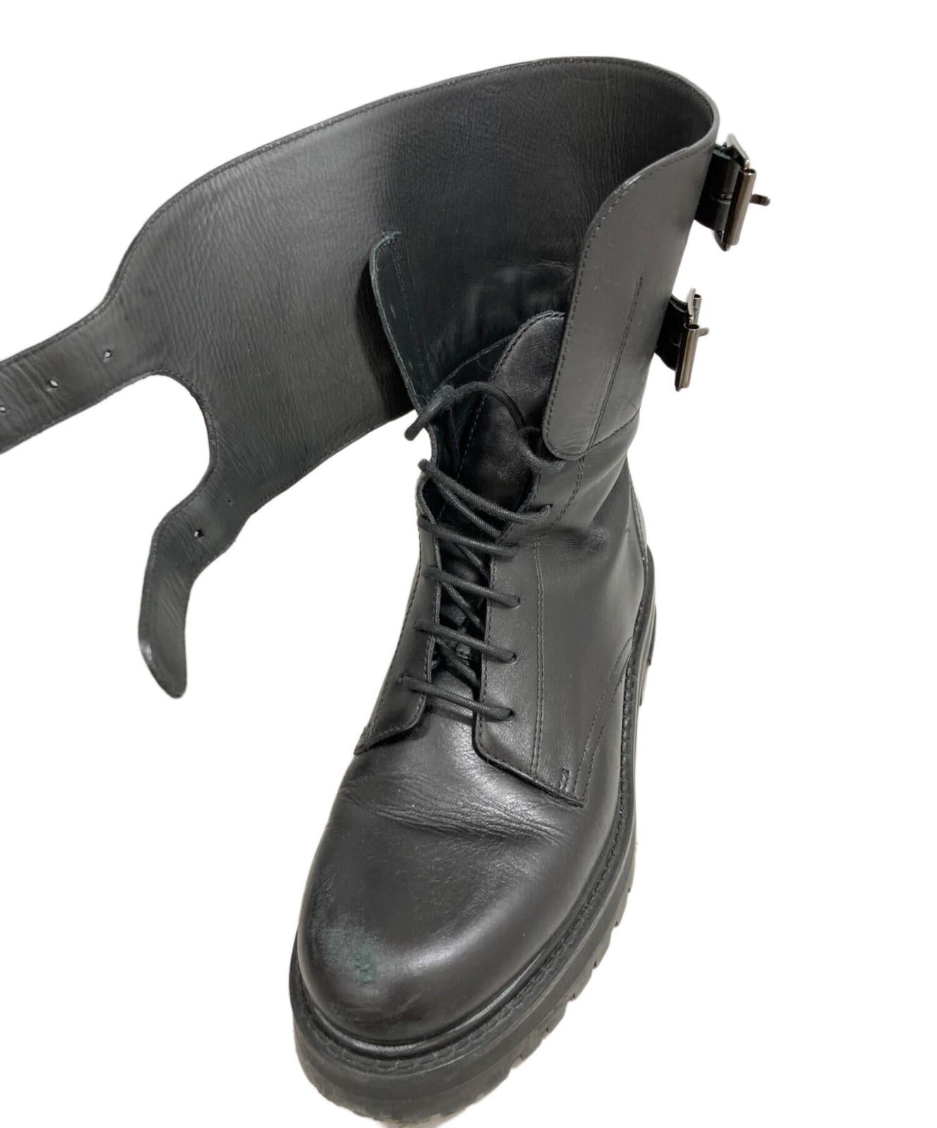 Christian Dior D-TRAP lace-up Boots Shoes EU 37 US 7 Black Authentic