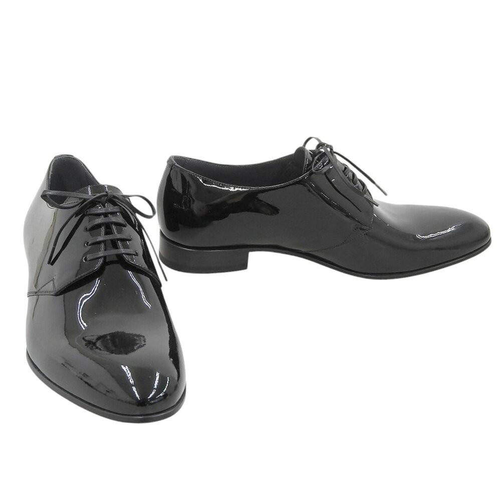 Christian Dior Plain-toe shoes Trotter EU 38.5 US 8.5 Patent Leather Black