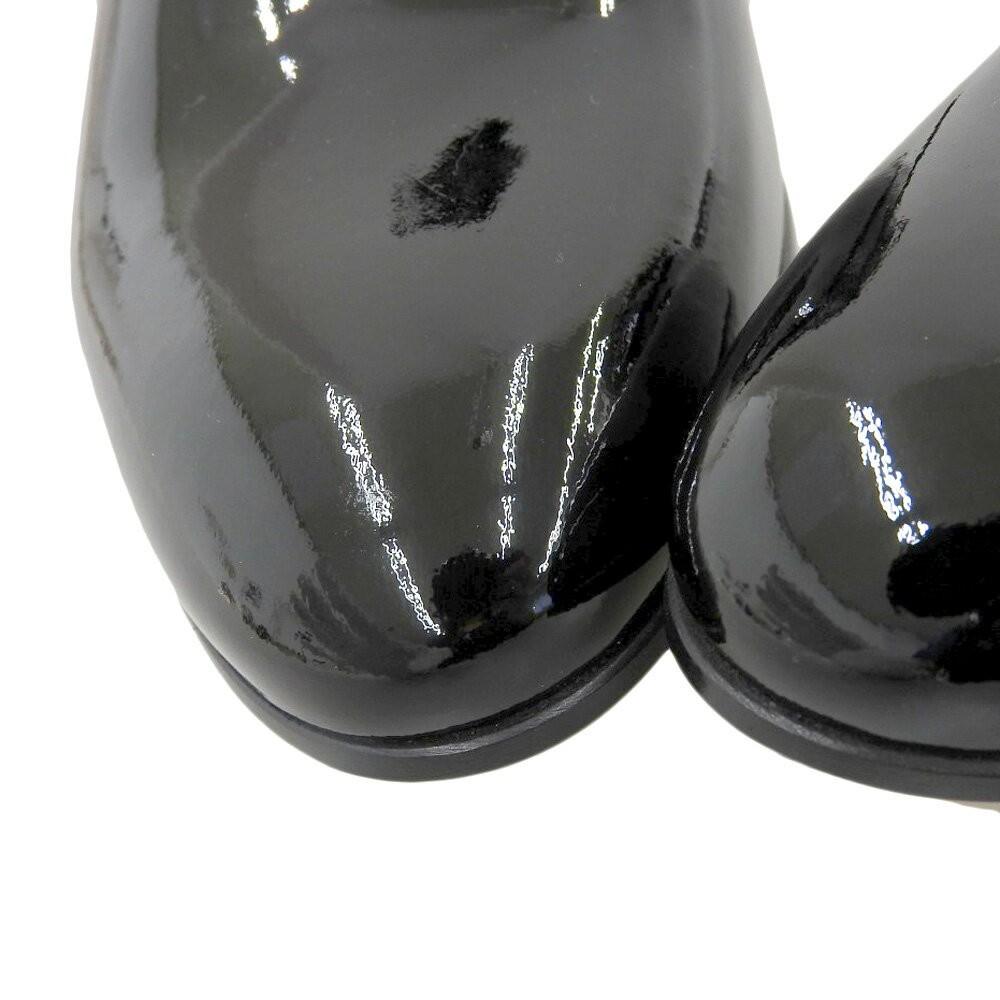 Christian Dior Plain-toe shoes Trotter EU 38.5 US 8.5 Patent Leather Black