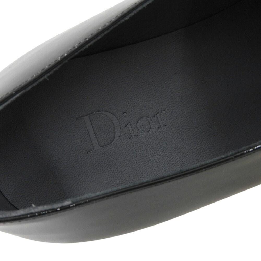Christian Dior Plain-toe shoes Trotter EU 38.5 US 8.5 Patent Leather Black