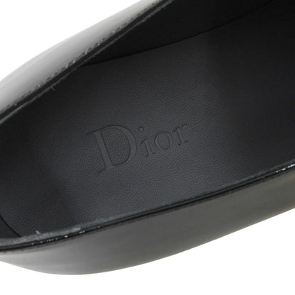 Christian Dior Plain-toe shoes Trotter EU 38.5 US 8.5 Patent Leather Black
