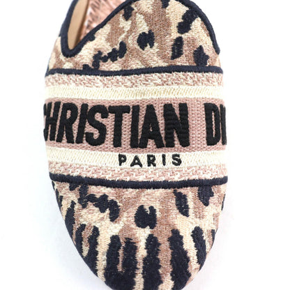 Christian Dior Sandals Shoes Mule slip-ons Logo EU 37 US 7 Multicolor Authentic