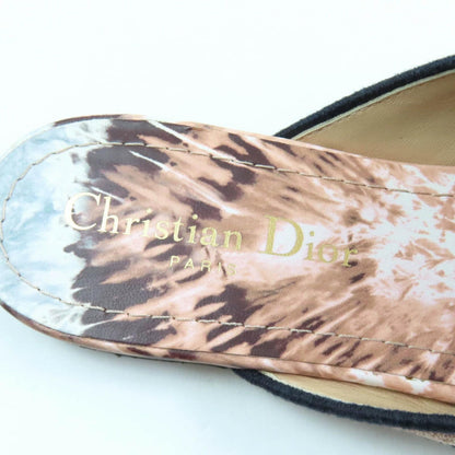 Christian Dior Sandals Shoes Mule slip-ons Logo EU 37 US 7 Multicolor Authentic