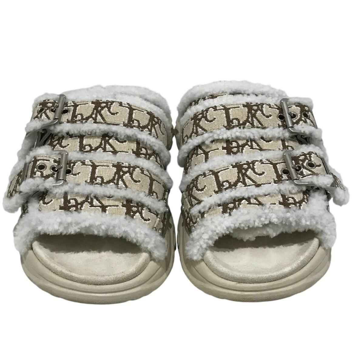 Christian Dior ×Travis Scott Cactus Jack Sandals Shoes EU 40 US 10 Beige Auth