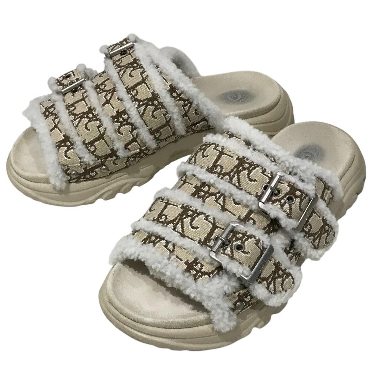 Christian Dior ×Travis Scott Cactus Jack Sandals Shoes EU 40 US 10 Beige Auth