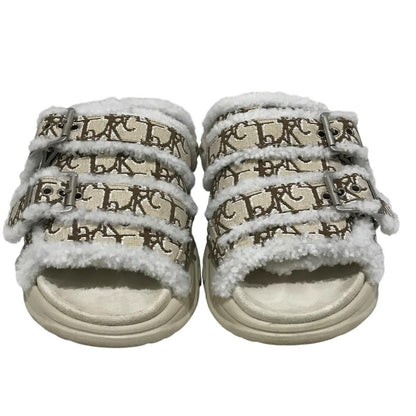 Christian Dior ×Travis Scott Cactus Jack Sandals Shoes EU 40 US 10 Beige Auth