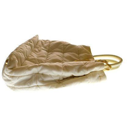 PRADA Hand Shoulder Bag Tote Purse 2way Logo White Authentic