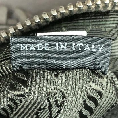 PRADA Shoulder Bag Purse Chain Leather Beige Authentic