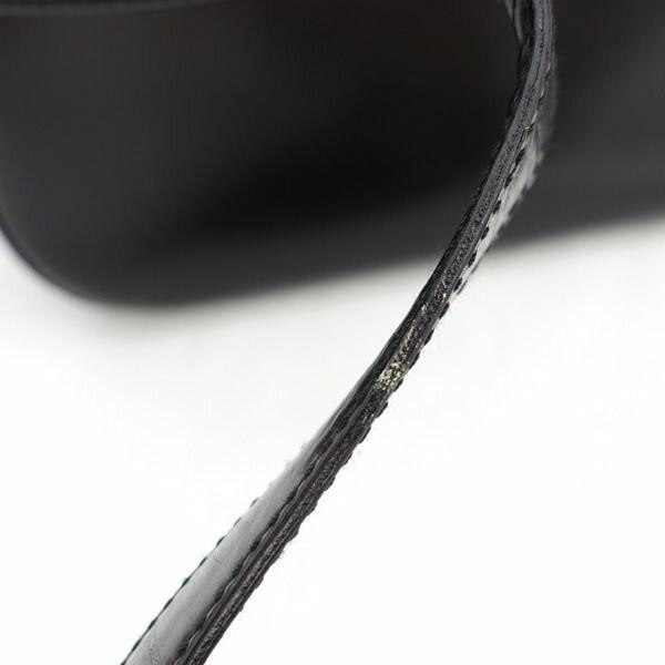 PRADA Shoulder Bag Purse Patent Leather Bordeaux Authentic