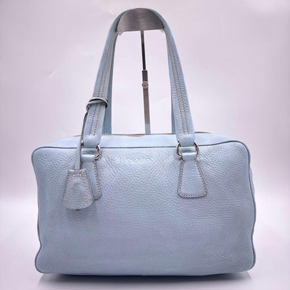 PRADA Hand Bag Tote Purse Leather Authentic