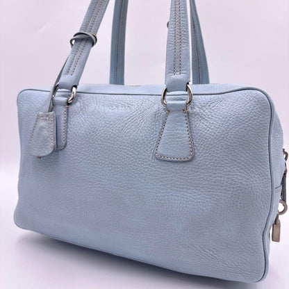 PRADA Hand Bag Tote Purse Leather Authentic