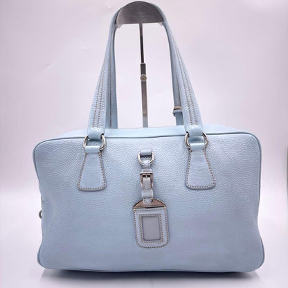 PRADA Hand Bag Tote Purse Leather Authentic