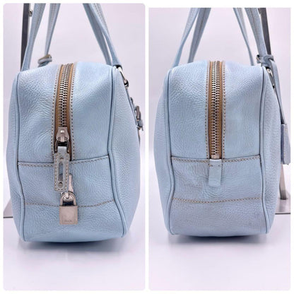 PRADA Hand Bag Tote Purse Leather Authentic