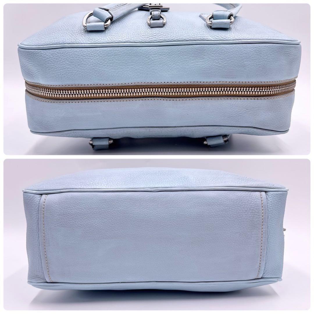 PRADA Hand Bag Tote Purse Leather Authentic