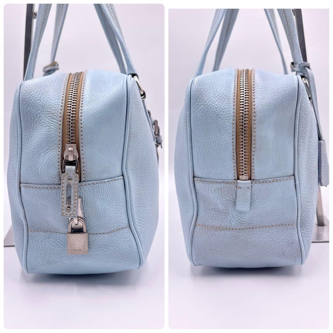 PRADA Hand Bag Tote Purse Leather Authentic