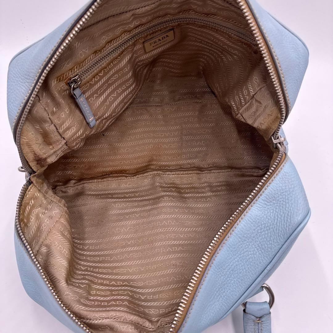 PRADA Hand Bag Tote Purse Leather Authentic