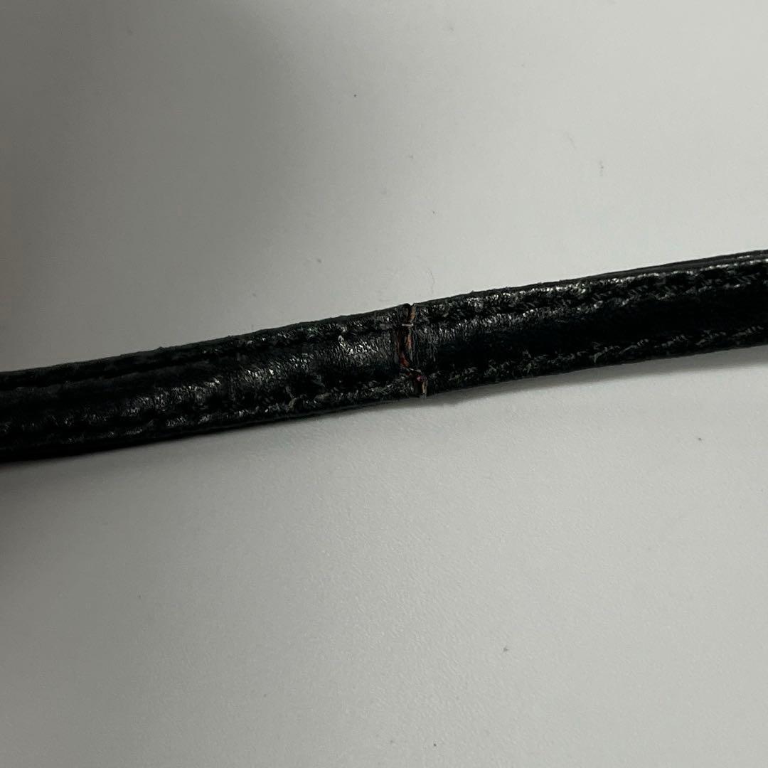 PRADA Shoulder Bag Purse Chain Logo Nylon Black Authentic