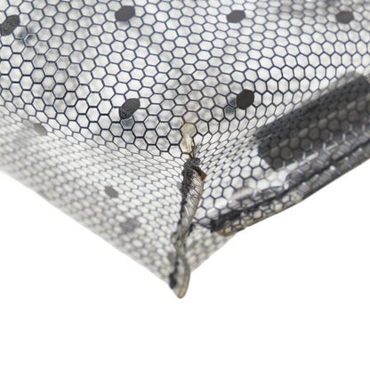 Valentino Hand Shoulder Bag Tote Purse 2way Vinyl Leather Black Clear Authentic