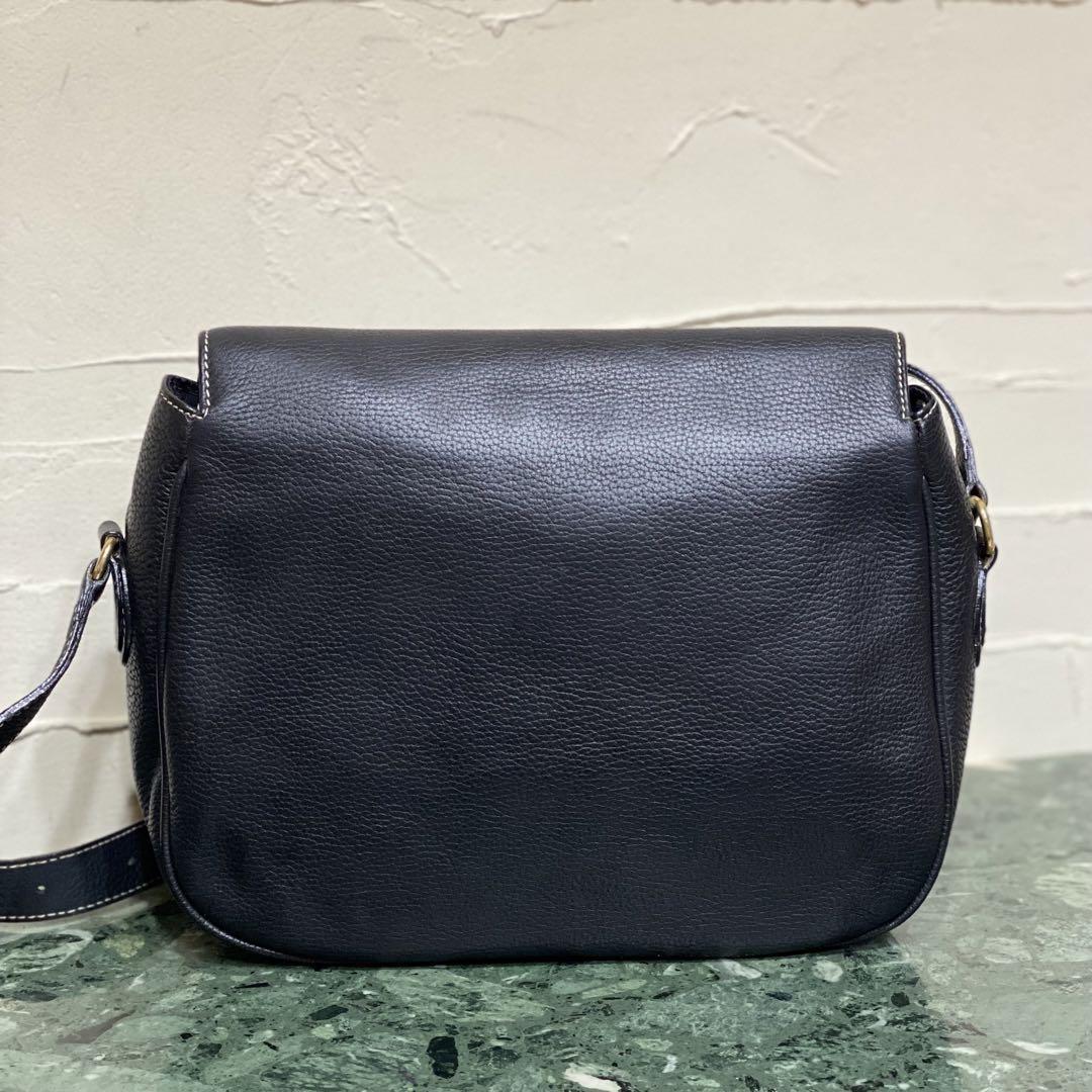 Valentino Garavani Shoulder Bag Purse Logo Leather Authentic