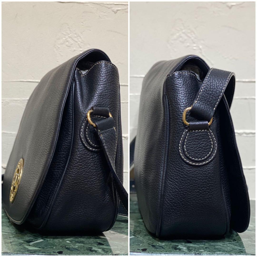 Valentino Garavani Shoulder Bag Purse Logo Leather Authentic