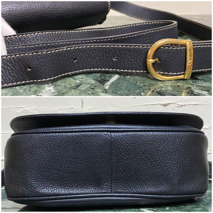 Valentino Garavani Shoulder Bag Purse Logo Leather Authentic