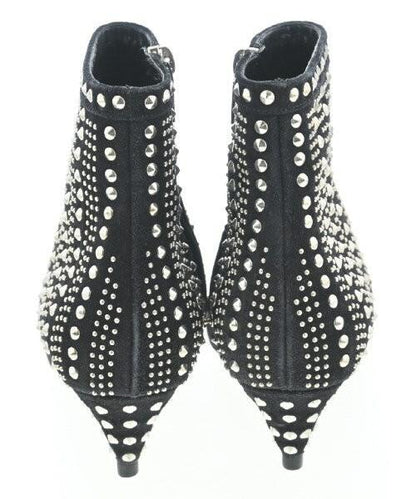 Saint Laurent Paris Short Boots Shoes EU 36.5 US 6.5 Black Authentic