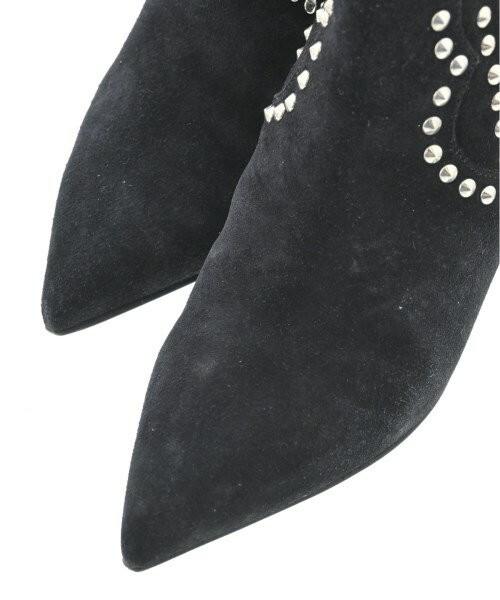 Saint Laurent Paris Short Boots Shoes EU 36.5 US 6.5 Black Authentic