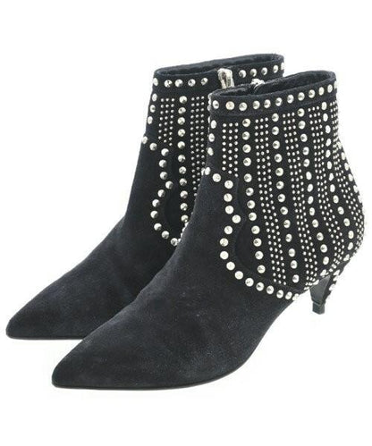 Saint Laurent Paris Short Boots Shoes EU 36.5 US 6.5 Black Authentic