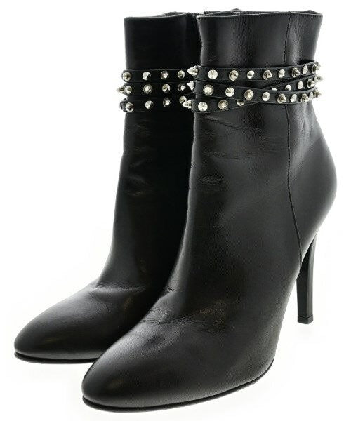 Saint Laurent Paris Short Boots Shoes Black Authentic