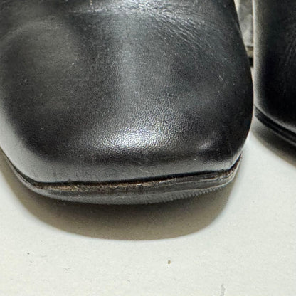 Christian Dior Short Boots Shoes EU 36.5 US 6.5 Leather Black Authentic