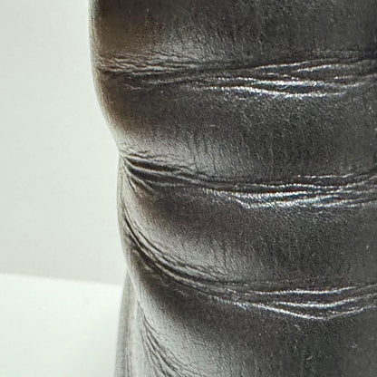 Christian Dior Short Boots Shoes EU 36.5 US 6.5 Leather Black Authentic