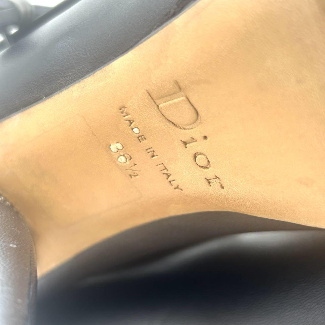 Christian Dior Short Boots Shoes EU 36.5 US 6.5 Black Authentic