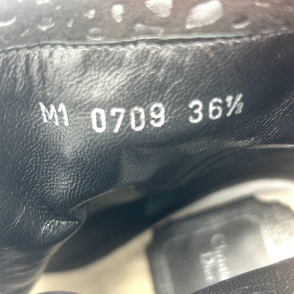 Christian Dior Short Boots Shoes EU 36.5 US 6.5 Black Authentic