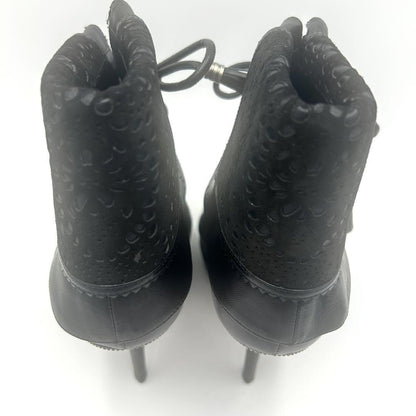 Christian Dior Short Boots Shoes EU 36.5 US 6.5 Black Authentic