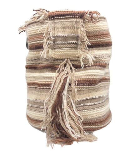 Chloe Shoulder Bag Purse Jorge Multicolor Black Stripe Knit Bucket Bag Authentic