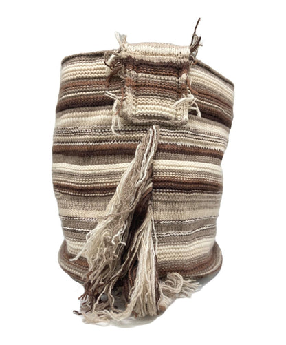 Chloe Shoulder Bag Purse Jorge Multicolor Black Stripe Knit Bucket Bag Authentic